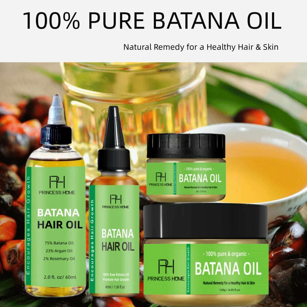 100% pure batana oil batana butter hair Growth oil Thickening Repairing Nourishing Rosemary Oil - KIMLUD