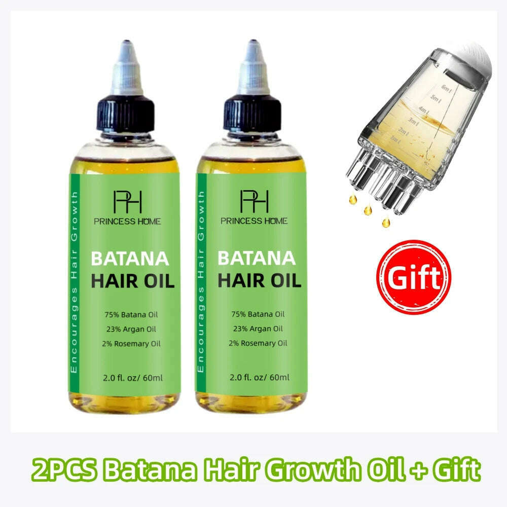 KIMLUD, 100% pure batana oil batana butter hair Growth oil Thickening Repairing Nourishing Rosemary Oil, 2pcs batana oil, KIMLUD APPAREL - Womens Clothes