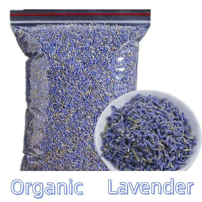 100% Top-quality Natural Bulk Lavender Dried Flowers Used For Bathing Incense Candles Making Sachets - KIMLUD