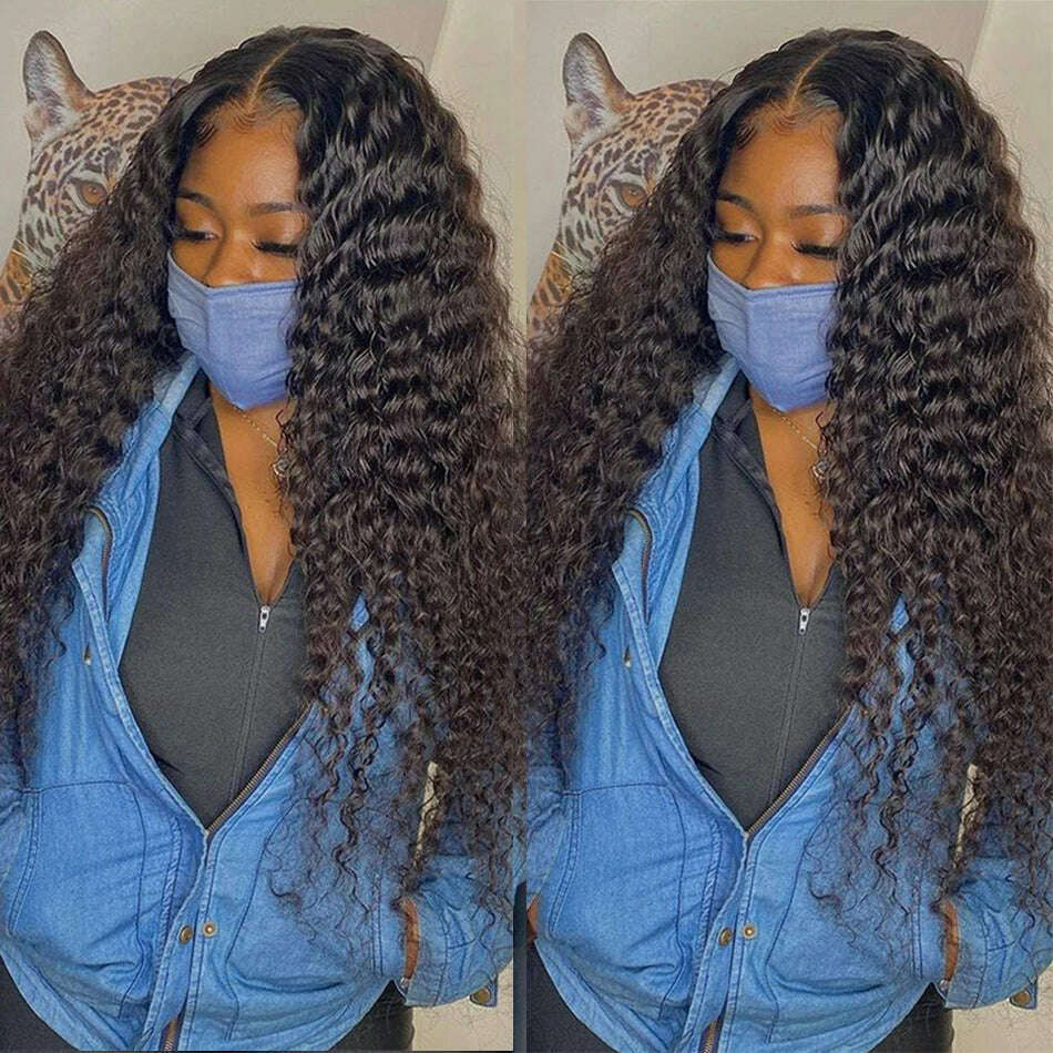 100% Unprocessed Malaysian Remy Human Hair Weave Extensions Curly Deep Wave Hair Bundles cheveux humain 12A Water Wave Bundles - KIMLUD