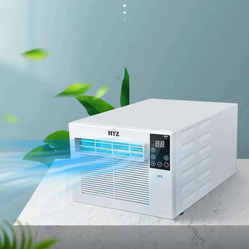 110v/220v Mobile Small Air Conditioner Refrigerator mini air conditioner mosquito net desktop mini refrigerator pet cooling - KIMLUD