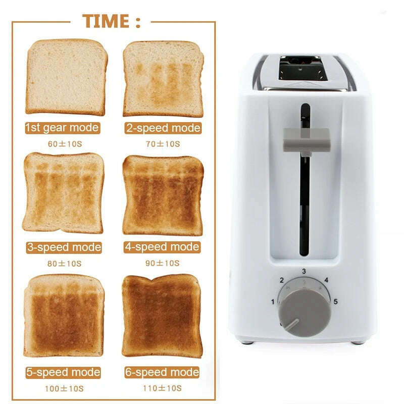 KIMLUD, 110V/220V Stainless Steel Electric Toaster Bread Baking Oven Breakfast Machine Toast Grill Stove Sandwich Maker Heater Warmer US, KIMLUD Womens Clothes