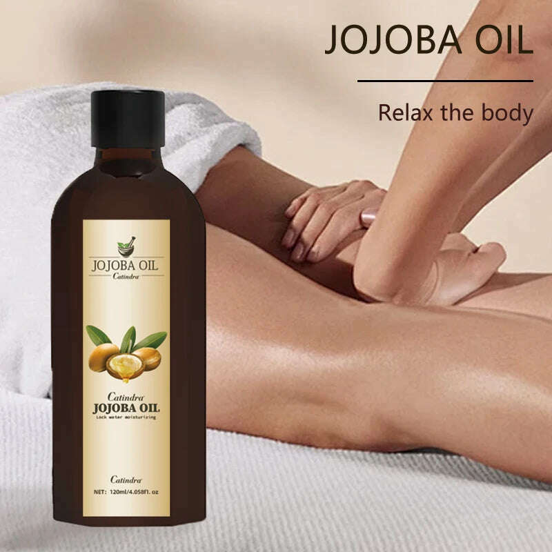 120ml Jojoba Oil2 Firm Skin Moisturizing Body Effectively Massage SPA Smooth Body Care Natural Organic Plant Oil - KIMLUD