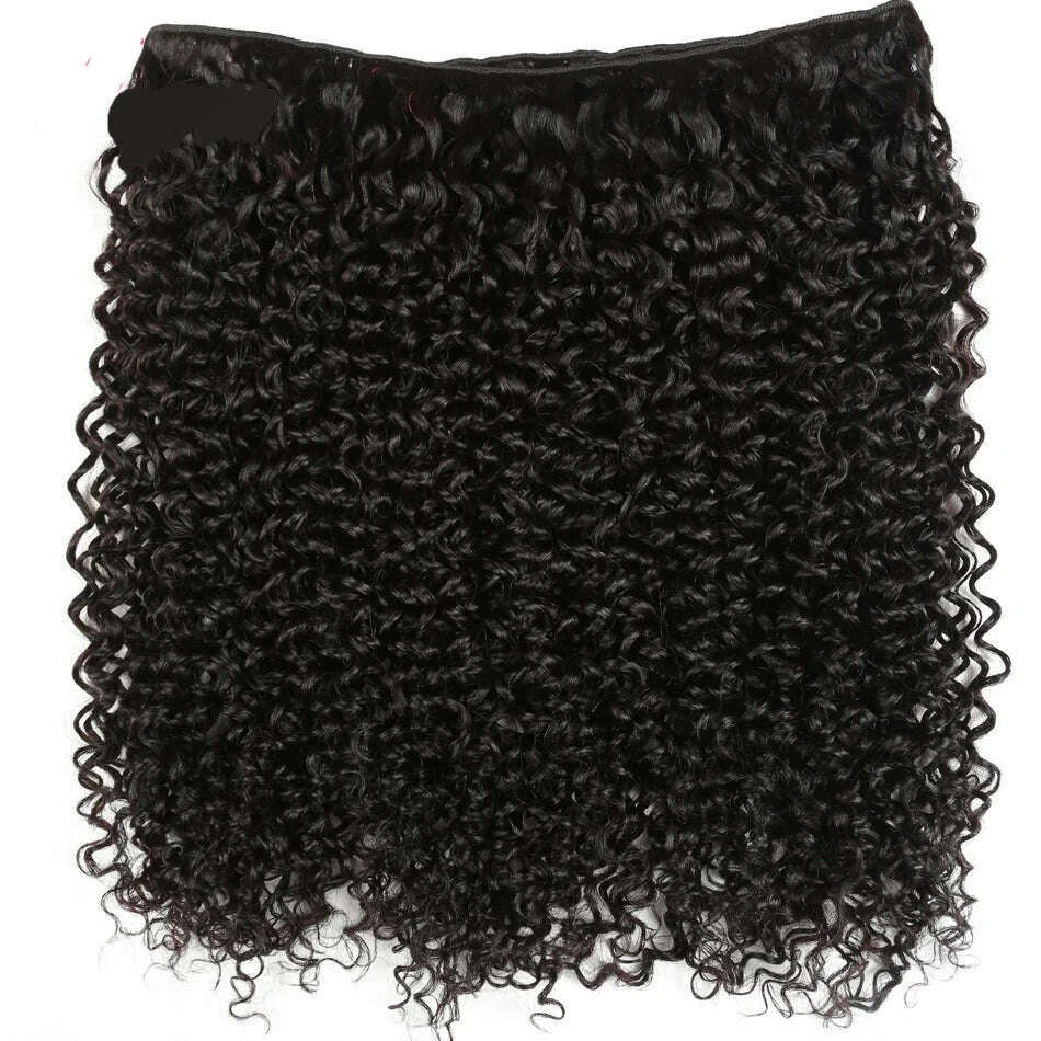 12A Brazilian Wet and Wavy Bundles Virgin Human Hair Weave 4 Bundle Deals Afro Kinky Curly Hair Extension Cheveux Humain Bundles - KIMLUD