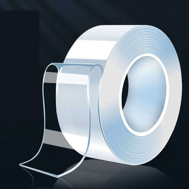 1/3/5m Nano Tape Double-Sided Adhesive Tape Traceless Waterproof Tape For Bathroom Kitchen Sink Tap Gel Sticker - KIMLUD