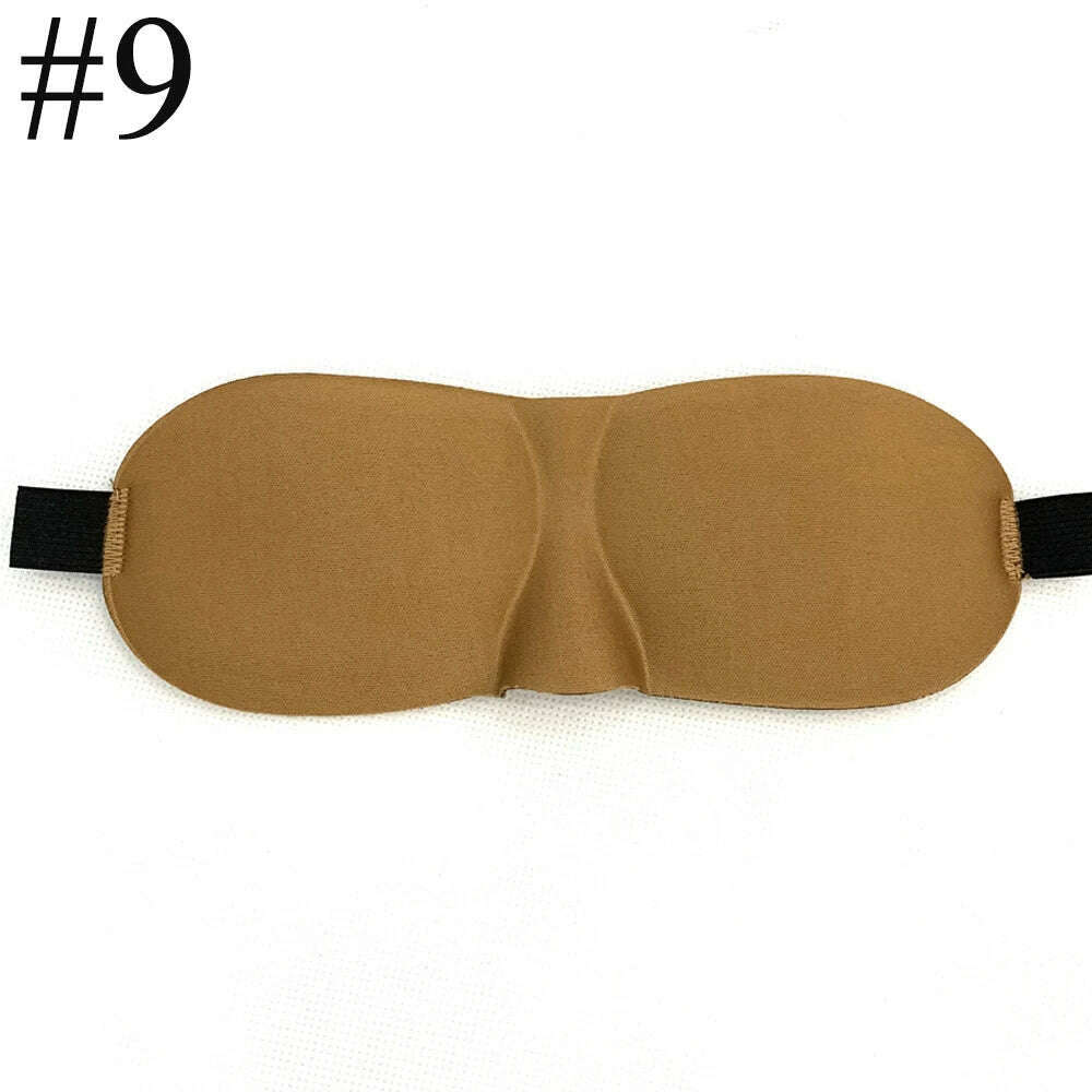 KIMLUD, 1Pcs 3D Sleep Mask Natural Sleeping Eye Mask Eyeshade Cover Shade Eye Patch Women Men Soft Portable Blindfold Travel Eyepatch, 9, KIMLUD APPAREL - Womens Clothes