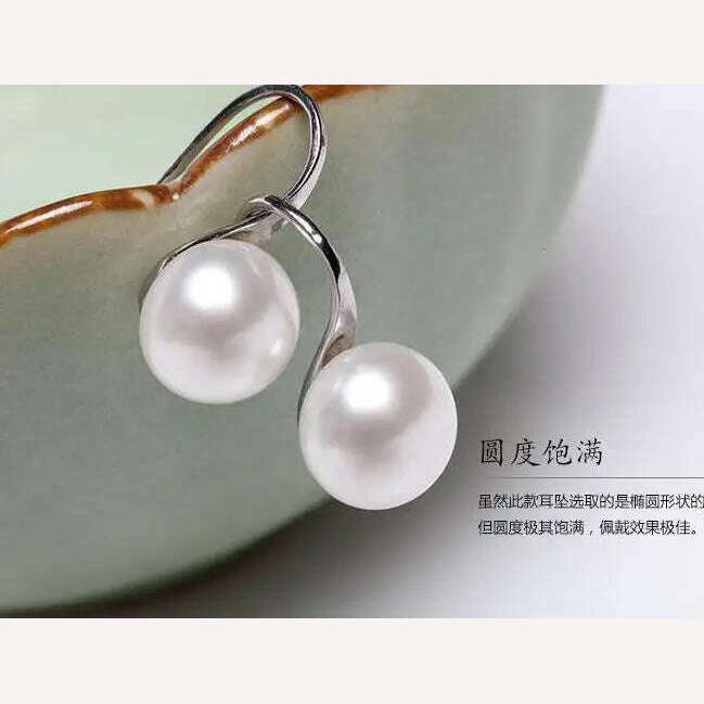 KIMLUD, 2020 Hot Sale Natural Pearl Earrings For Women Freshwater AA Pearl earring earring Accessories Earrings, KIMLUD Womens Clothes