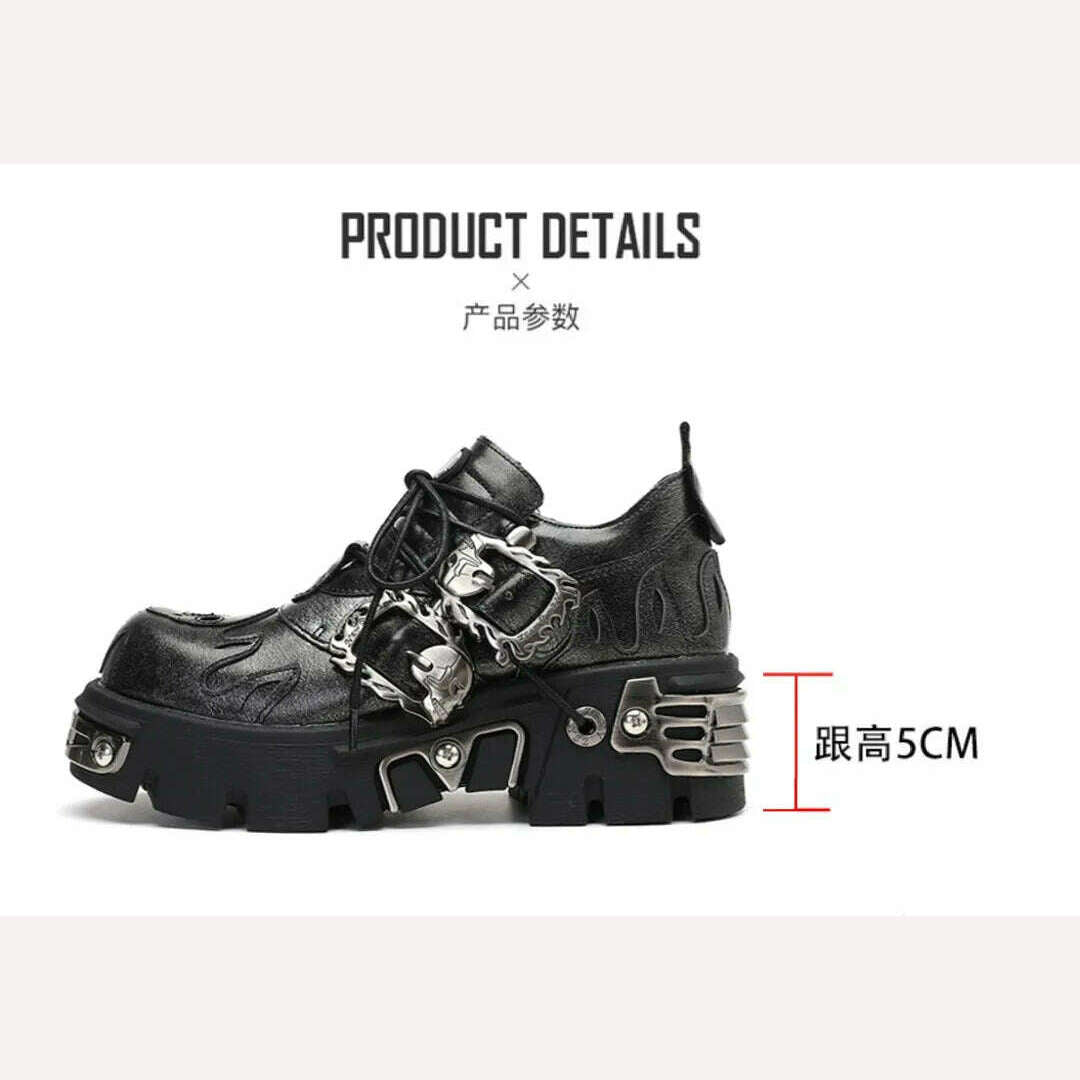 KIMLUD, 2023 autumn and winter women's outdoor boots british style street hip hop metal rock ladies casual Martin knight short boots, KIMLUD Womens Clothes