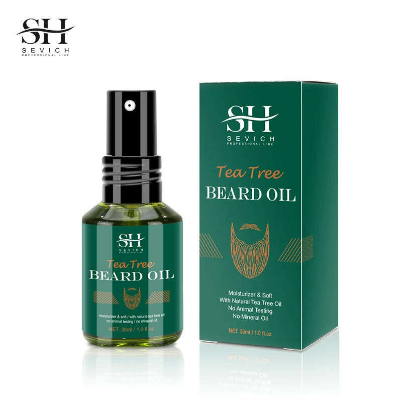 2023 Beard Growth Kit For Men Nourishing Moisturizing Moustache Growth Enhancer Oil Tea Tree Anti Hair Loss Shampoo Beard Care - KIMLUD