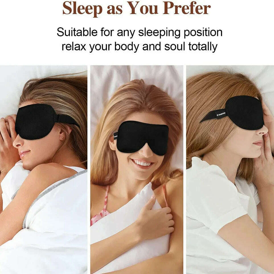 KIMLUD, 2023 Luxury Slim Eye Mask for Sleeping Blackout Sleep Mask for Women Men, Night Sleeping Mask for Side Sleepers, KIMLUD Womens Clothes