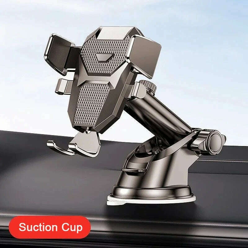 2023 NEW Universal Sucker Car Phone Holder 360° Windshield Car Dashboard Mobile Cell Support Bracket for 4.0-7 Inch Smartphones - KIMLUD