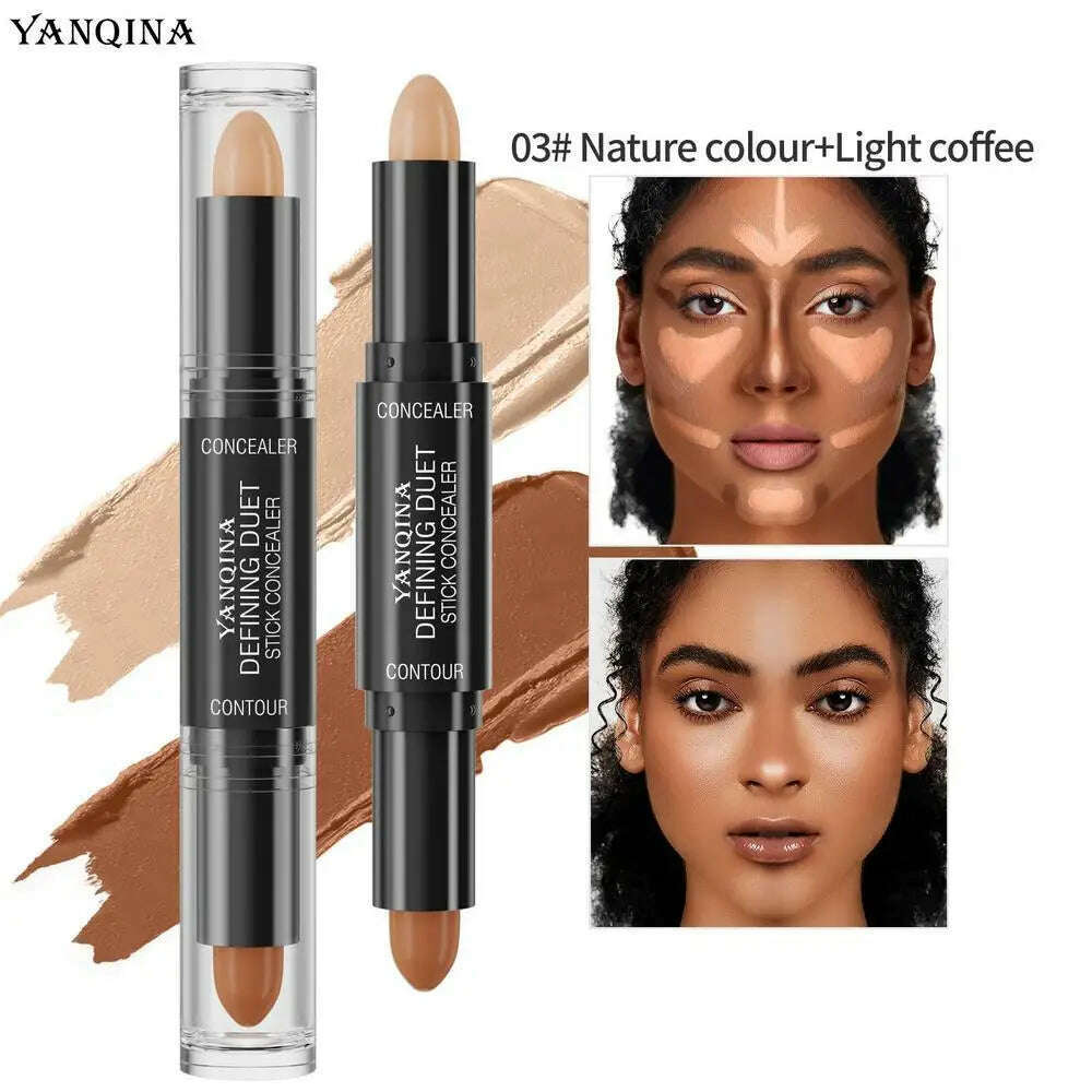 KIMLUD, 2024 New Hot Face Foundation Concealer Pen Long Lasting Dark Circles Corrector Contour Concealers Stick Cosmetic Makeup, KIMLUD Womens Clothes