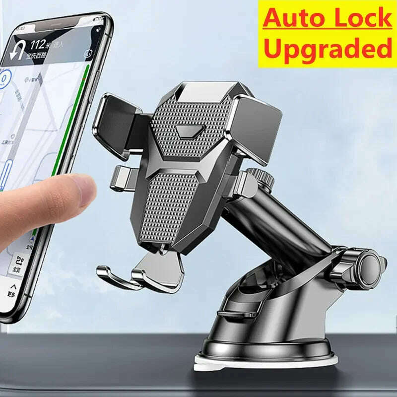 KIMLUD, 2024 NEW Universal Sucker Car Phone Holder 360° Windshield Car Dashboard Mobile Cell Support Bracket for iPhone Samsung Xiaomi, KIMLUD Womens Clothes