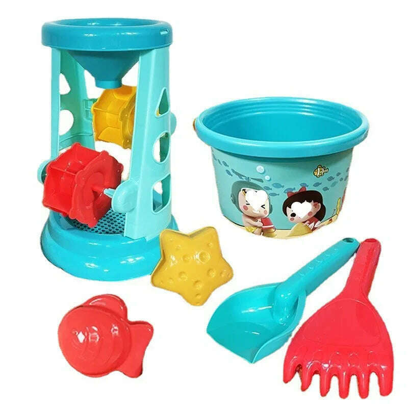 KIMLUD, 23PCS Summer Beach Set Toys For Kids Digging Sand Plastic Bucket Watering Bottle Shovels Children Beach Water Game Toys Tools, KIMLUD Womens Clothes