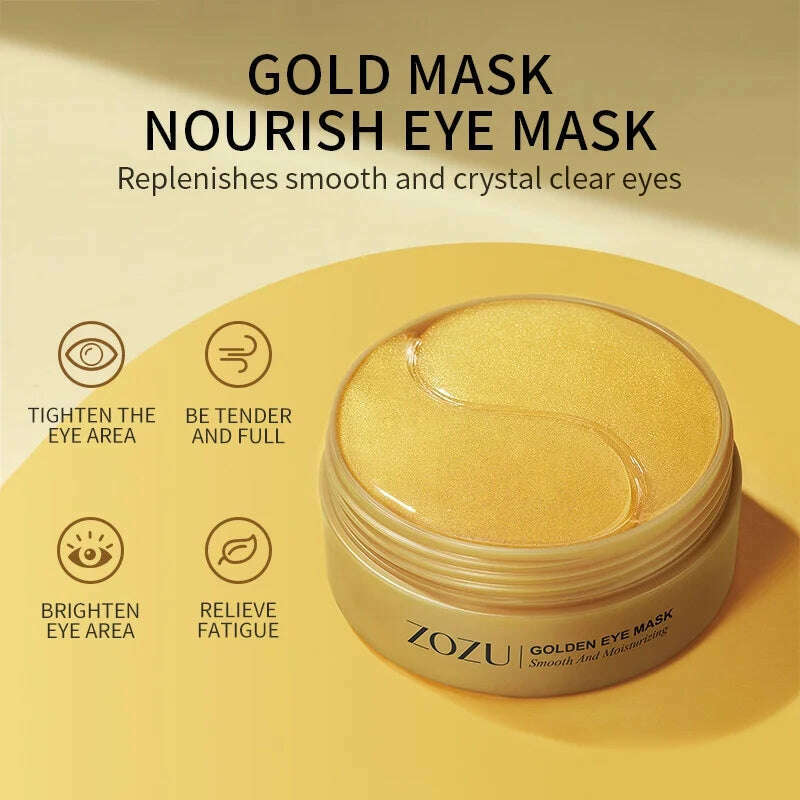 KIMLUD, 24K Gold Eye Masks for Puffy Eyes Under Eye Mask Dark Circles and Puffiness Eye Patches for Self Care Skin Care Products, KIMLUD Womens Clothes