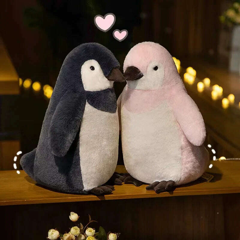 25/35cm Cute Penguin Plush Toys Lovely Soft Stuffed Cartoon Animals Dolls For Birthday Christmas Gift - KIMLUD