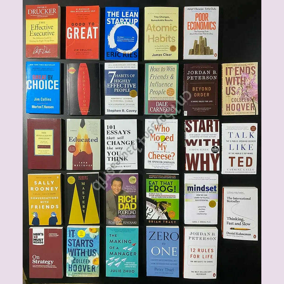 27 Books English Original Poor Dad Rich Dad Investment Philosophy Economic Management Business Review Full Set Livre Livro Novel - KIMLUD