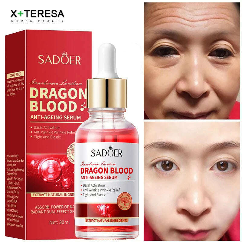 2pcs Royal Dragon Blood Serum Face Tightener Placenta Face Moisturizing Firming Retinol Essence Korean Cosmetics Beauty - KIMLUD