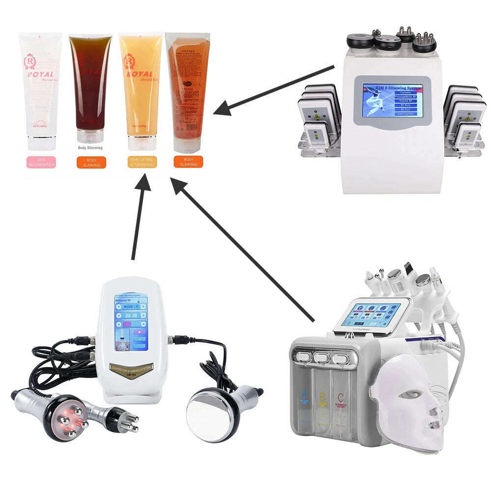 300g Fat Burning Device Beauty Machine Gel for 40K Cavitation Body Frequency Conductive Gel for RF Slimming Radio Ultrasonic - KIMLUD