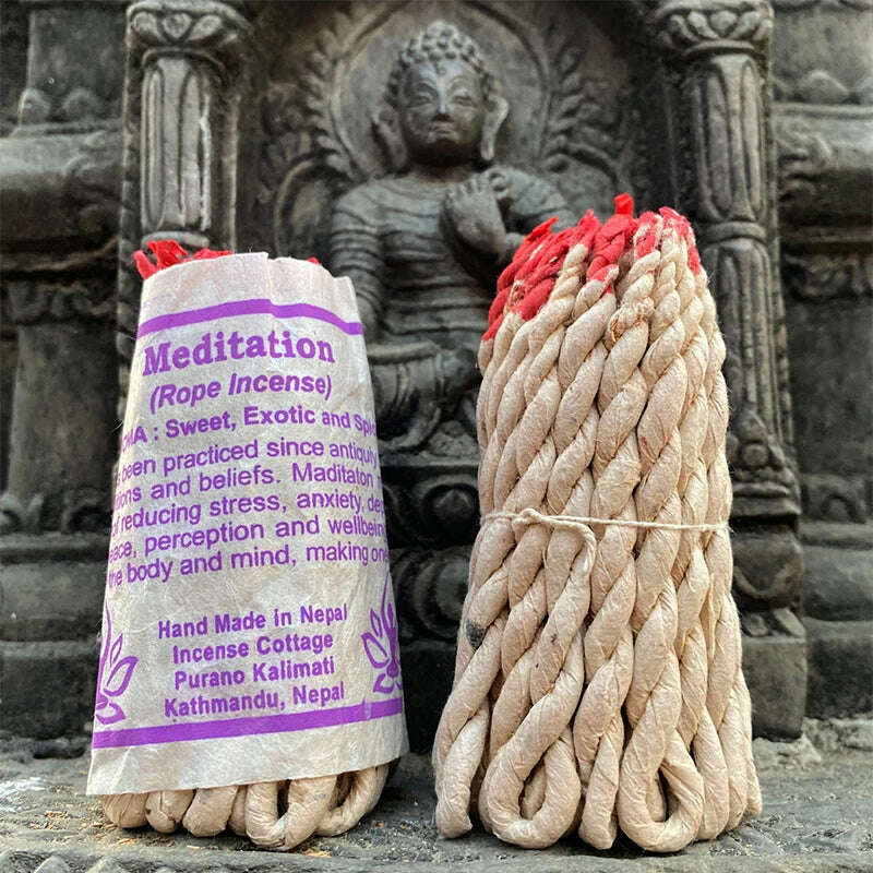 KIMLUD, 40pcs Yoga Aromatherapy Himalayan Rope Fragrance Handmade Traditional Rope Fragrance Sage And Sabba with Patchouli And Cedar, 03, KIMLUD APPAREL - Womens Clothes