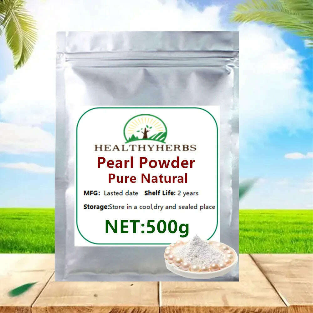 KIMLUD, 50-1000g Hot Selling Free Shipping 100% Natural Pearl Powder Freshly Ground Diy Handmade, 50g, KIMLUD Womens Clothes