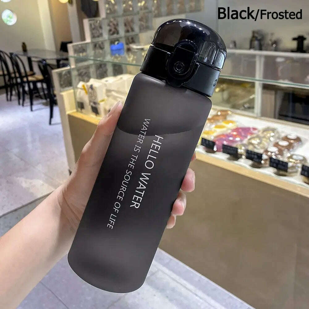 KIMLUD, 780ml Sports Water Bottle Drinking Cup Portable Gym Travel Plastic Clear Leakproof Drinking Bottle Transparent / Frosted Bottle, KIMLUD Womens Clothes