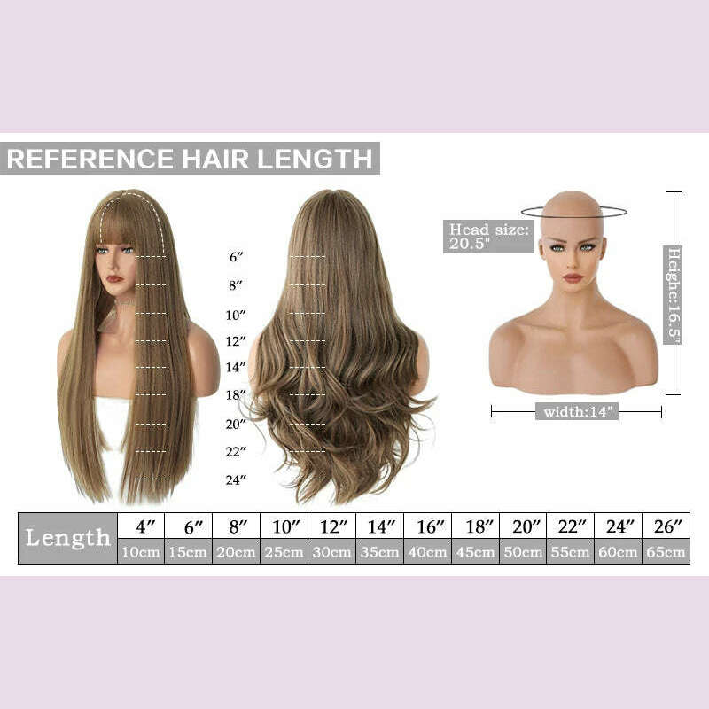 7JHH WIGS 13*4 Lace Front Wig Long Loose Wavy Blonde Wig for Women Synthetic Light Brown Lace Side Bangs Wigs Natural Looking - KIMLUD