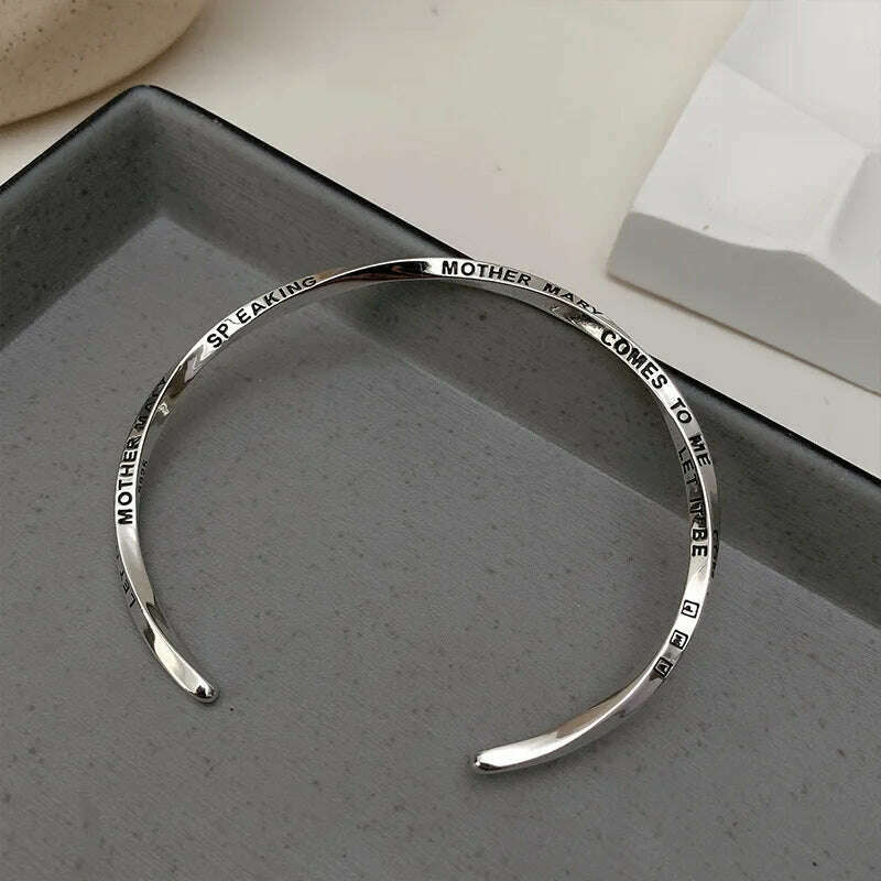 925 Sterling Silver Bracelet Good Luck Ball Words Punk Heart Strawberry For Woman Girl Fashion Jewelry Gift Dropship Wholesale - KIMLUD