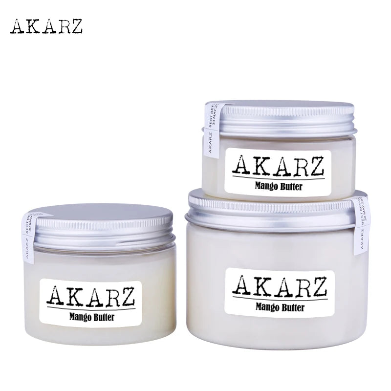 AKARZ brand Mango butter high-quality origin Southeast Asia white solid Skin care face products Cosmetic raw materials base oil - KIMLUD