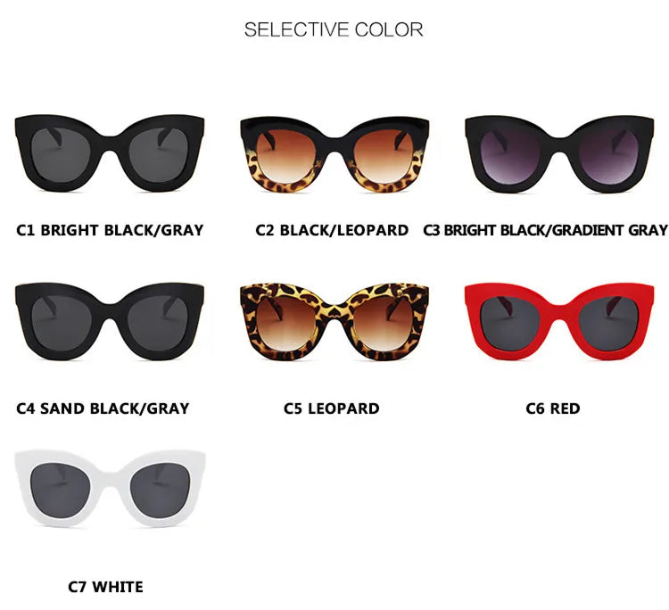 Luxury Rectangle sunglasses women brand designer retro  cat eye sun glasses Female Eyewear UV400 oculos