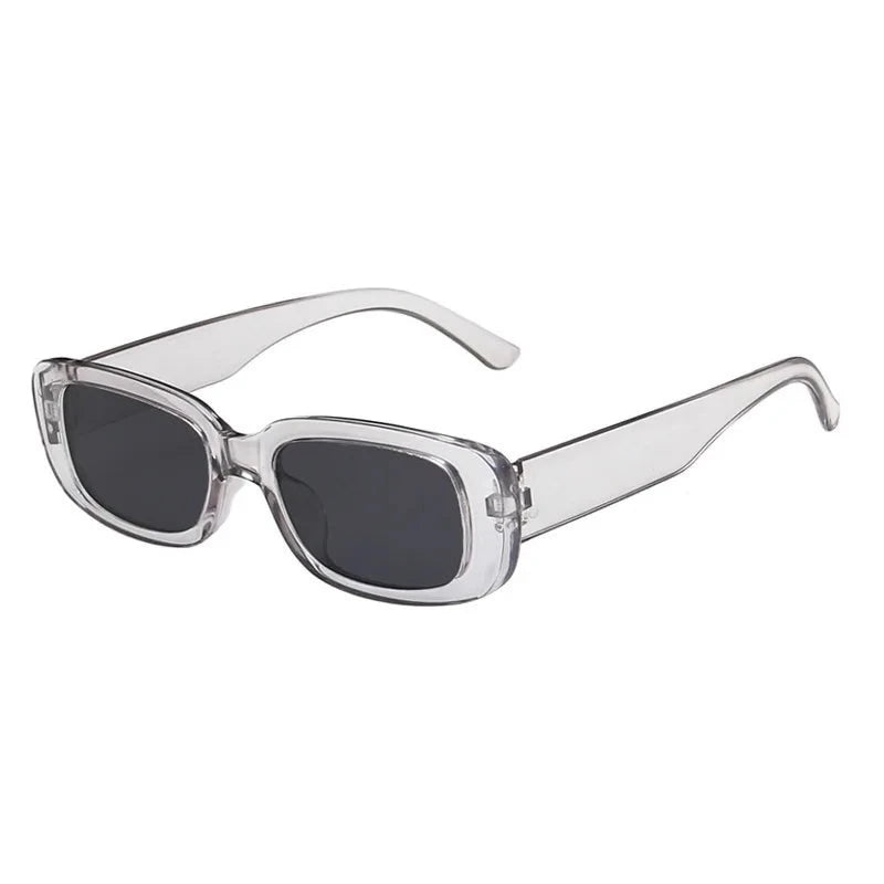 Women's Rectangle Retro Sunglasses Square Designer Small Sunglasses Women Female Sun Glasses Vintage Driving Shades UV400