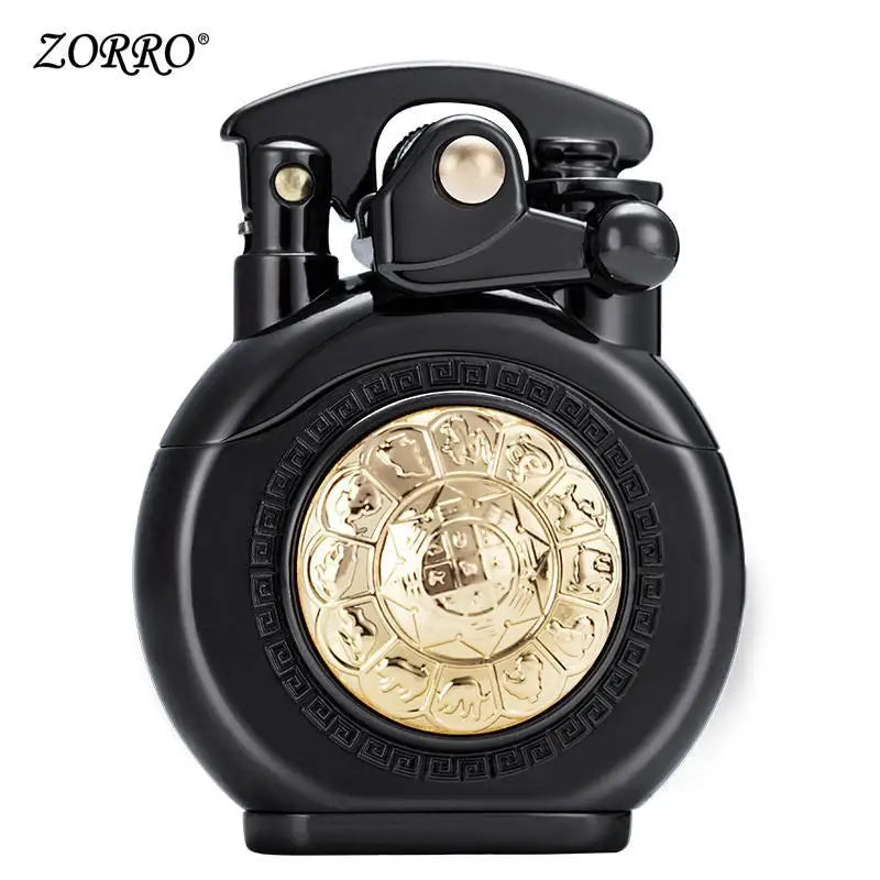 The New Zorro ARMOR Kerosene Lighter. The Turntable Rocker Arm Automatically Ignites. Gasoline Lighter