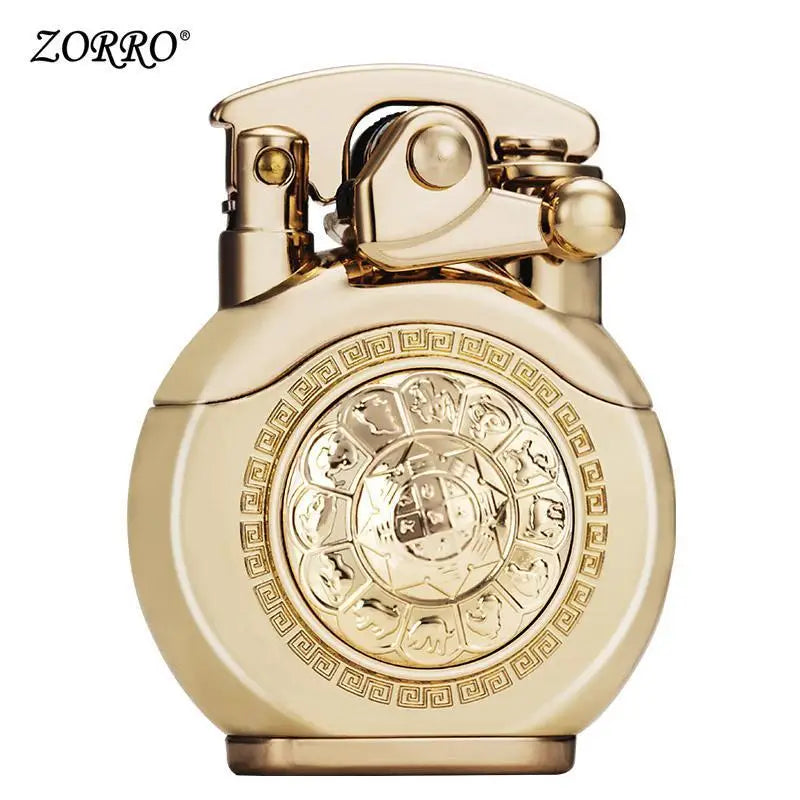 The New Zorro ARMOR Kerosene Lighter. The Turntable Rocker Arm Automatically Ignites. Gasoline Lighter