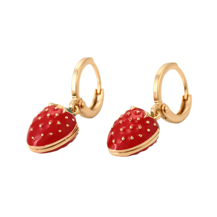 Xuping Jewelry Fashion Fruit Серьги  Design Elegant Fashion Huggies Earring of Charm Lovely Style for Women Girl  A00889023