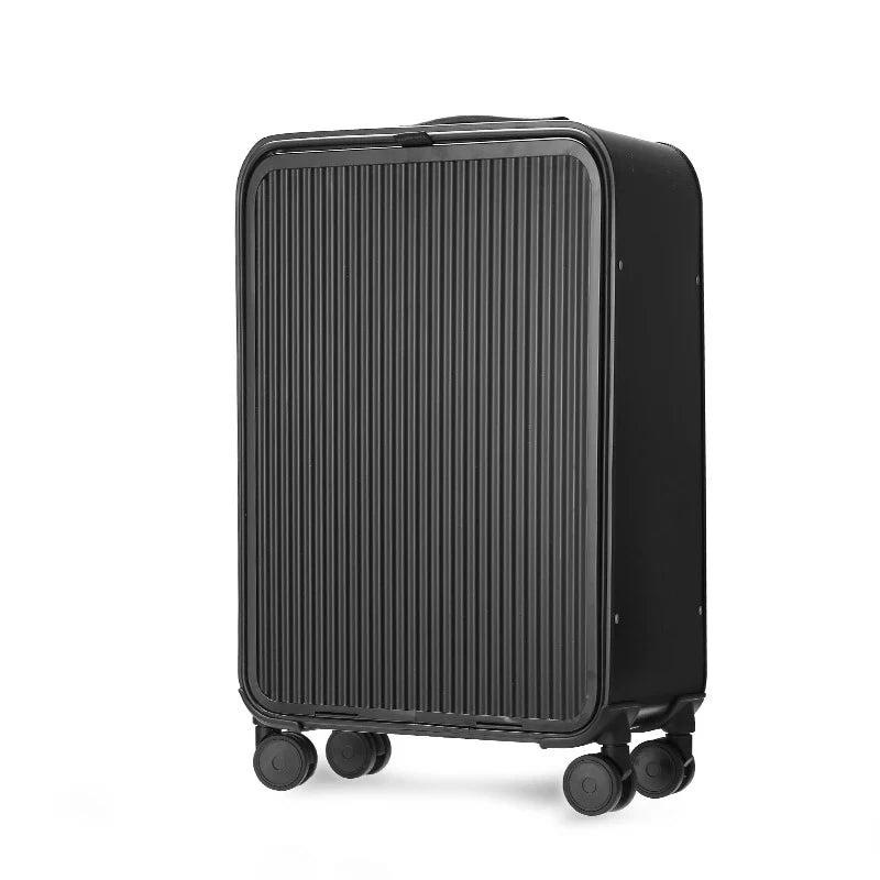 Luxury Brand 100% Aluminum-magnesium alloy Rolling Luggage 16/20/24 inch size high quality trolley case Business Suitcase Wheels