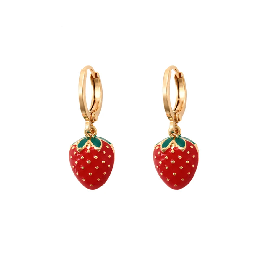 Xuping Jewelry Fashion Fruit Серьги  Design Elegant Fashion Huggies Earring of Charm Lovely Style for Women Girl  A00889023