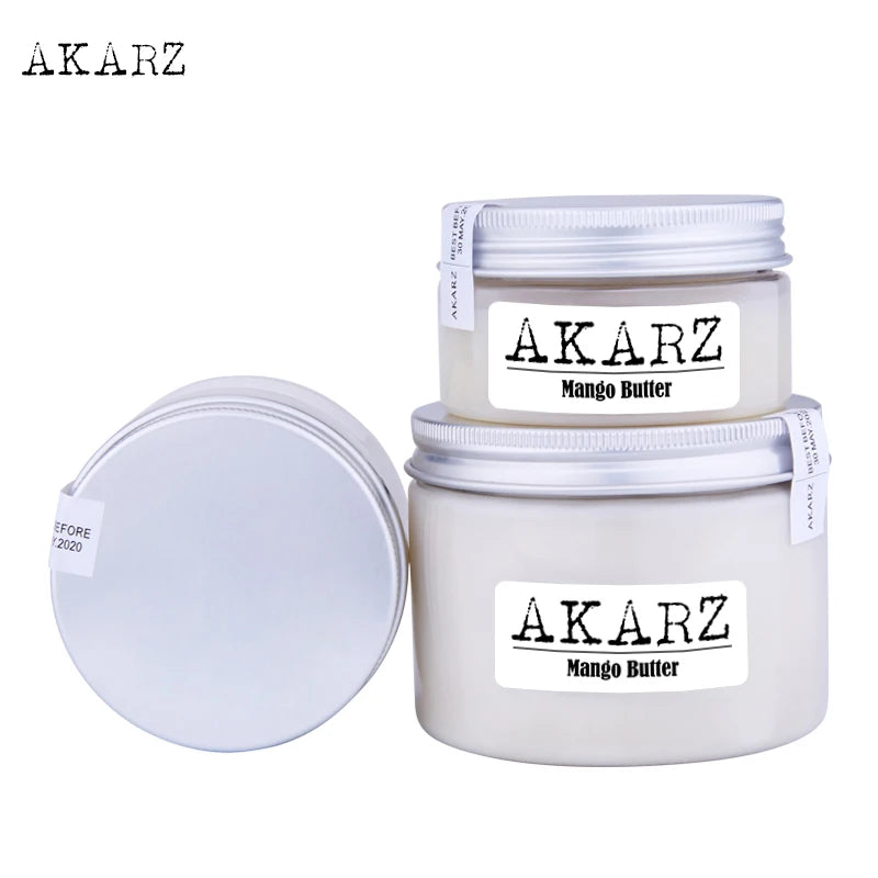 AKARZ brand Mango butter high-quality origin Southeast Asia white solid Skin care face products Cosmetic raw materials base oil - KIMLUD