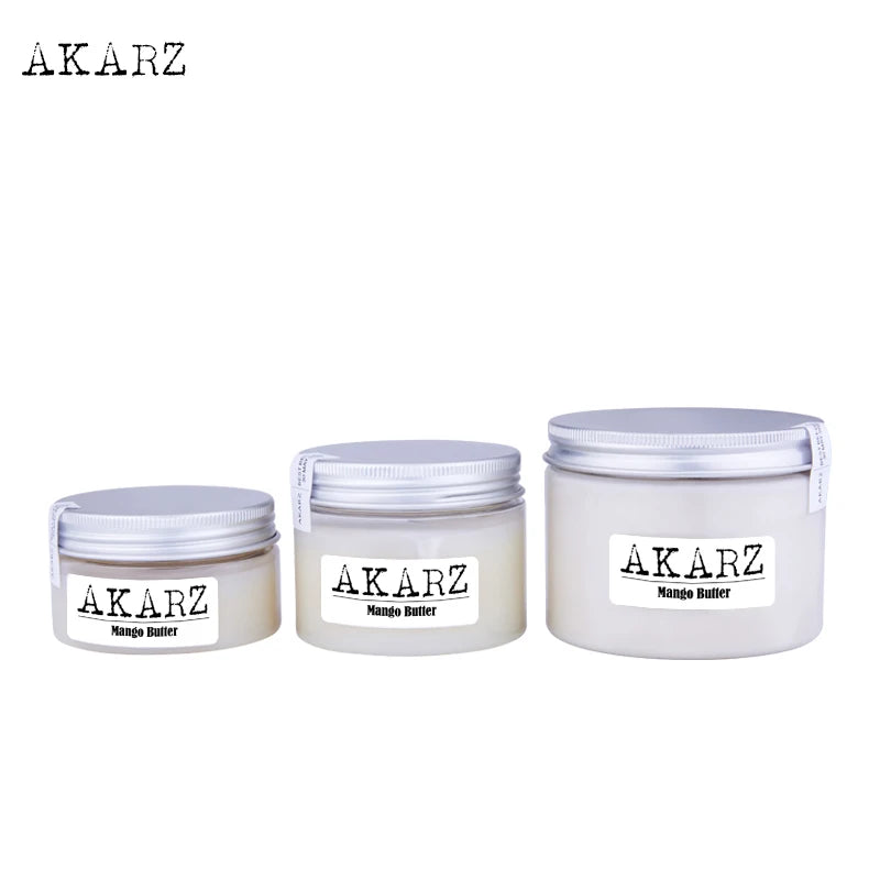 AKARZ brand Mango butter high-quality origin Southeast Asia white solid Skin care face products Cosmetic raw materials base oil - KIMLUD