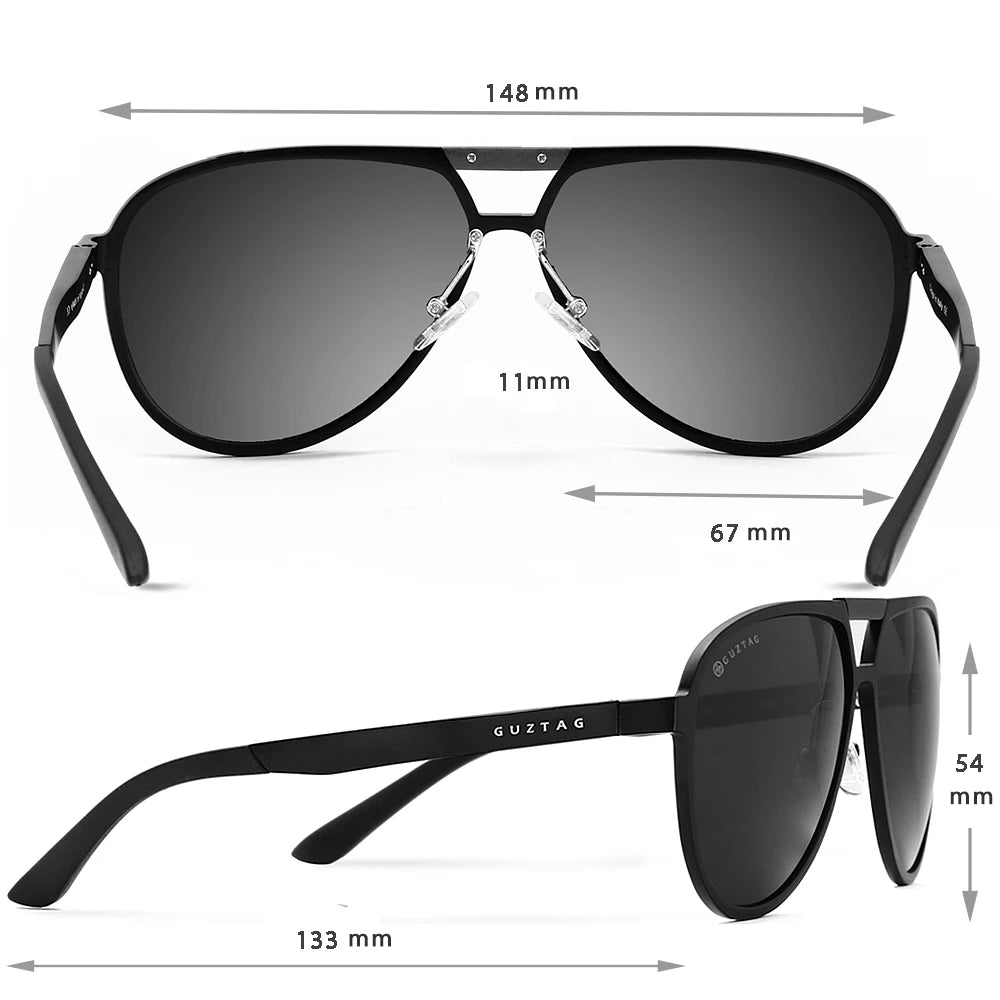 GUZTAG Polarized UV400 Protection Sunglasses Men's Designer Goggle Fashion Classic Outdoor Driving Sun Glasses for Men G9820