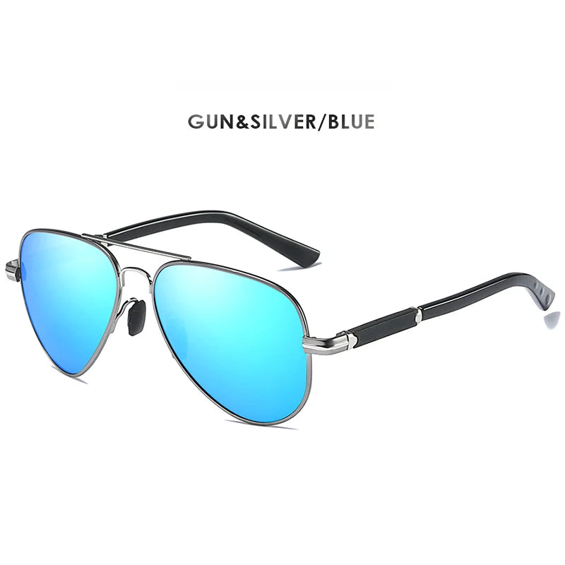 2022 New Trend Quality Titanium Alloy Sunglasses Polarized Men Photochromic Sun Glasses Women Pilot Mirror Shades Oculos De Sol