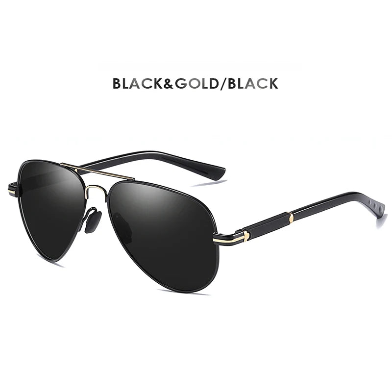 2022 New Trend Quality Titanium Alloy Sunglasses Polarized Men Photochromic Sun Glasses Women Pilot Mirror Shades Oculos De Sol