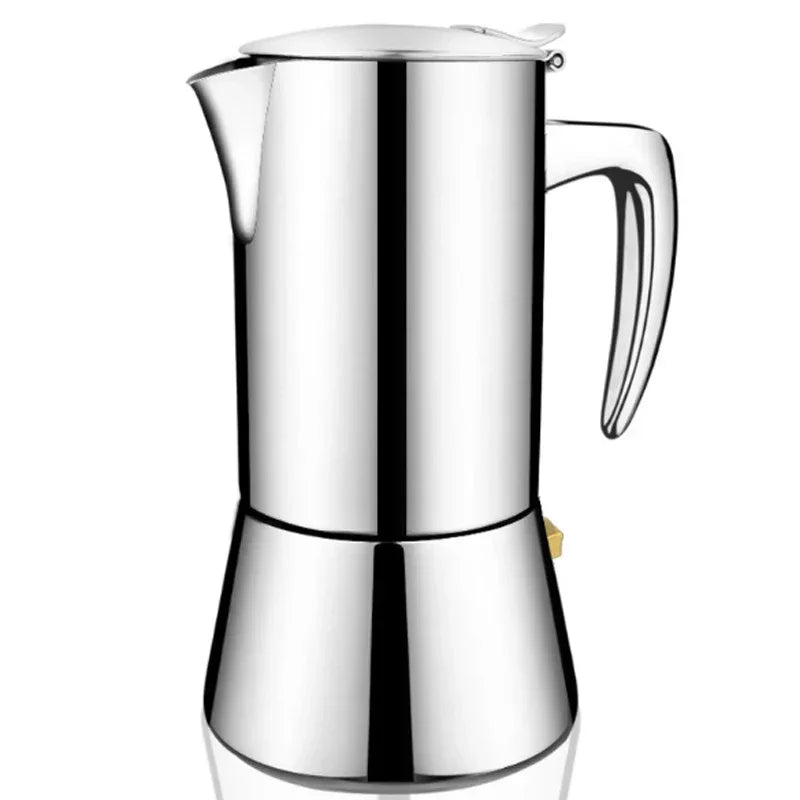 Cafetera de cocina acero inoxidable, 200ML/300ML, hervidor bebidas percolador, MOCA 304 # - KIMLUD