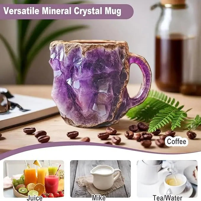 Popular Creative Mineral Crystal Coffee Mugsmake Mug Crystal Coffee Mug High Face Value Household Goods High-Grade Water Cup