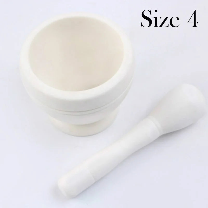 Resin Setmortar and Pestle Garlic Herb Spice Mixing Grinding Crusher Bowl Restaurant Kitchen Tools