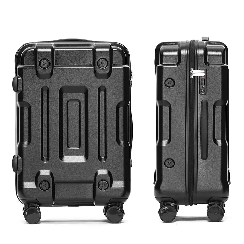 Trolley suitcase for boys with large capacity strong thick durable 20/24/28 inch travel luggage silent shockproof boarding case