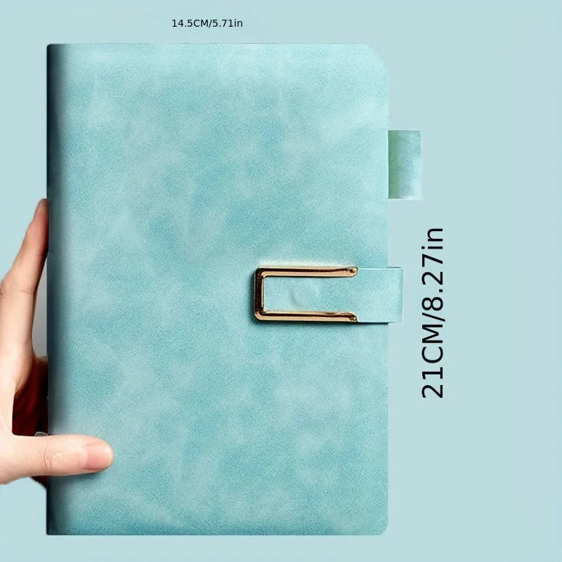 A5 Thickened Deer Head Notebook Business PU Soft Leather Notepad With Horizontal Lines School Office Supplies Stationery