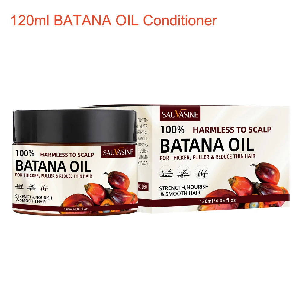 Anti-Hair Loss Batana Oil Natural Hair Conditioner Repair Damaged Strengthen Roots Anti-Breakage Hair Treatment Essential Oil