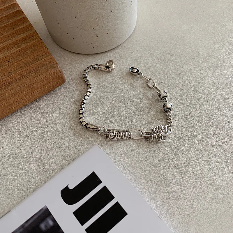 925 Sterling Silver Bracelet Good Luck Ball Words Punk Heart Strawberry For Woman Girl Fashion Jewelry Gift Dropship Wholesale