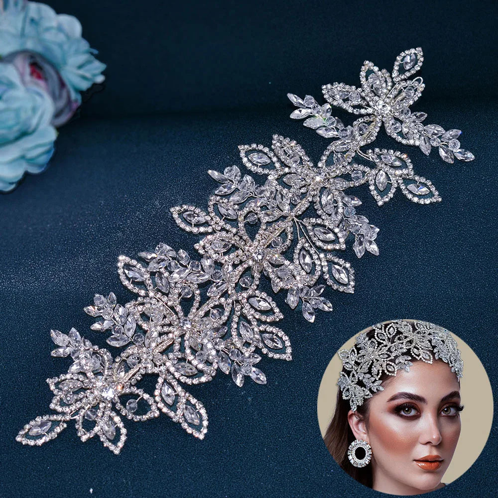 DZ090 Wedding Tiaras and Crowns Crystal Bridal Hair Accessories Party Hair Band Gift Rhinestone Headbands for Women Headdress