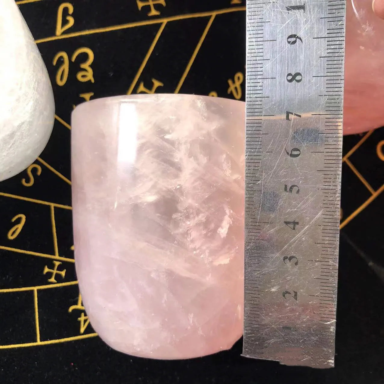 KIMLUD, Natural Crystal Amethyst Rose Quartz White Crystal Cup High Quality Healing Crystal For Gift Collection Craft Home Decor, KIMLUD Womens Clothes